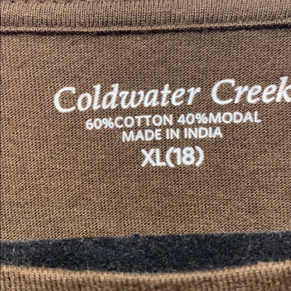Coldwater Creek embellished top XL - Picture 2 of 3